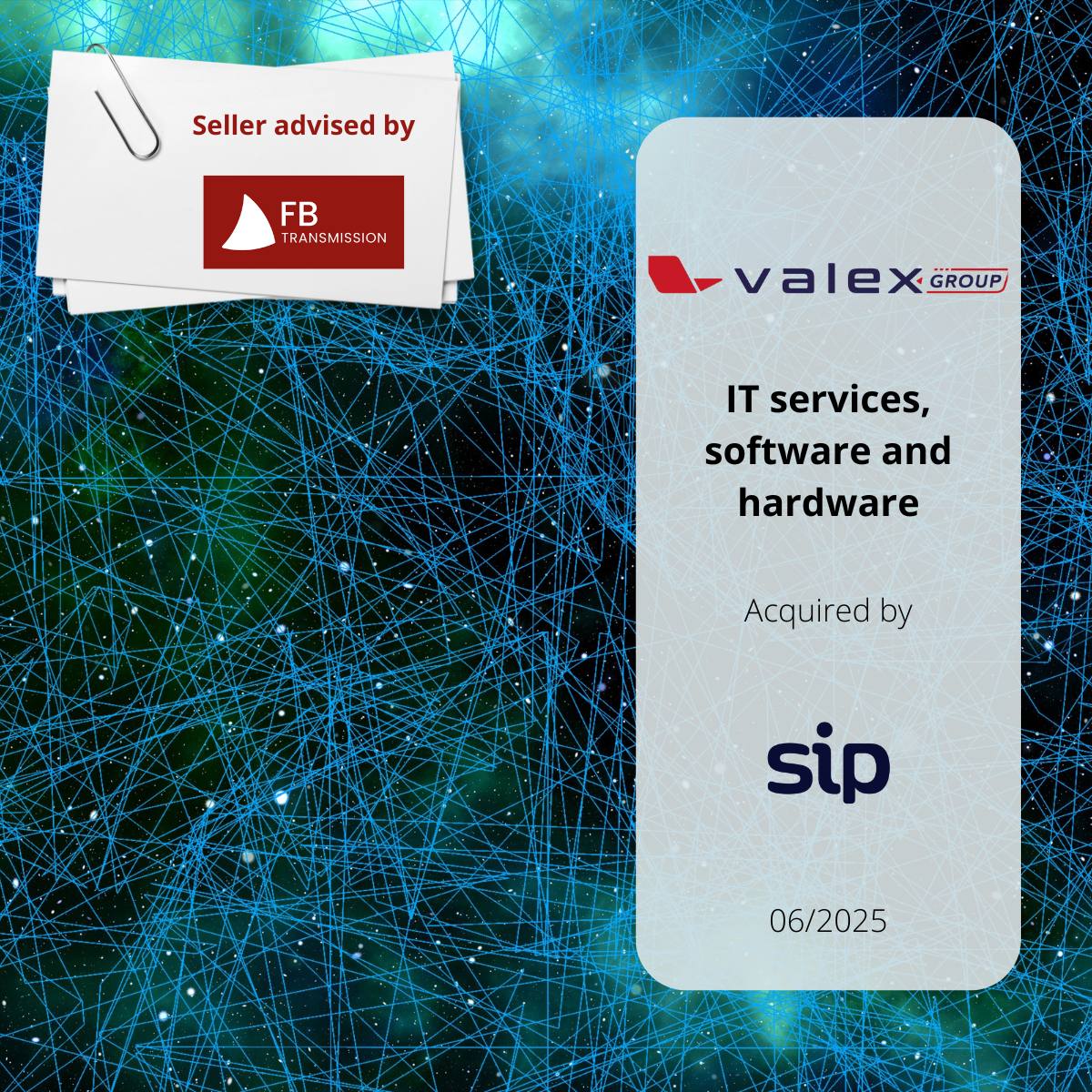 Valex Group rejoint la société SIP !