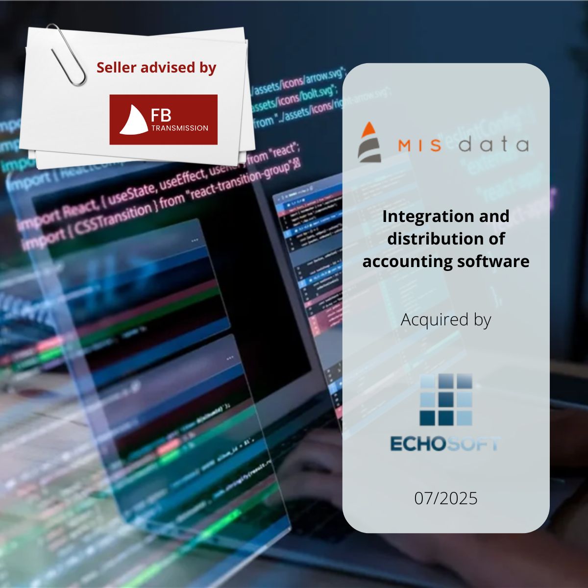 Echosoft fait l’acquisition de Mis Data 