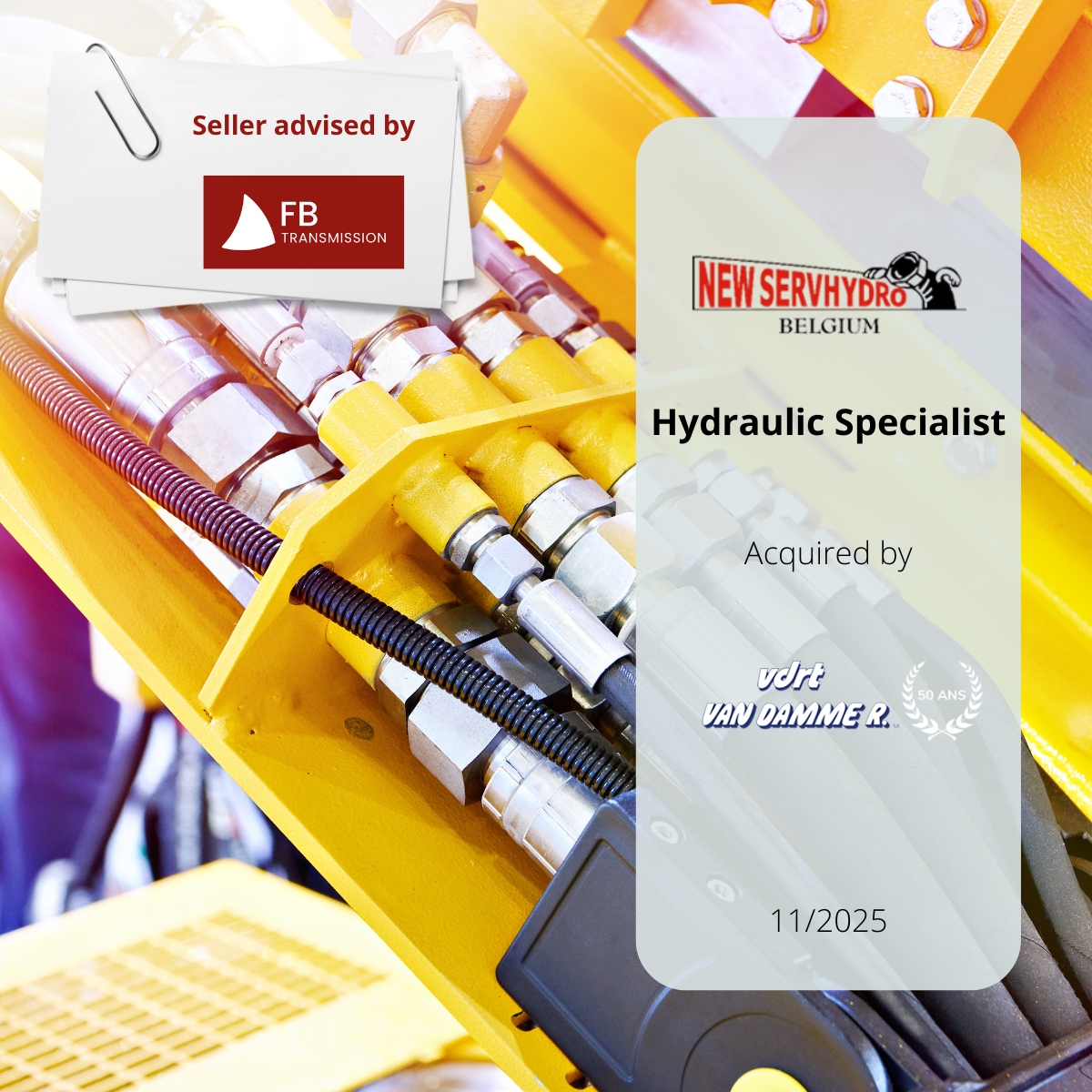 New Servhydro Belgium rejoint le groupe VDRT !