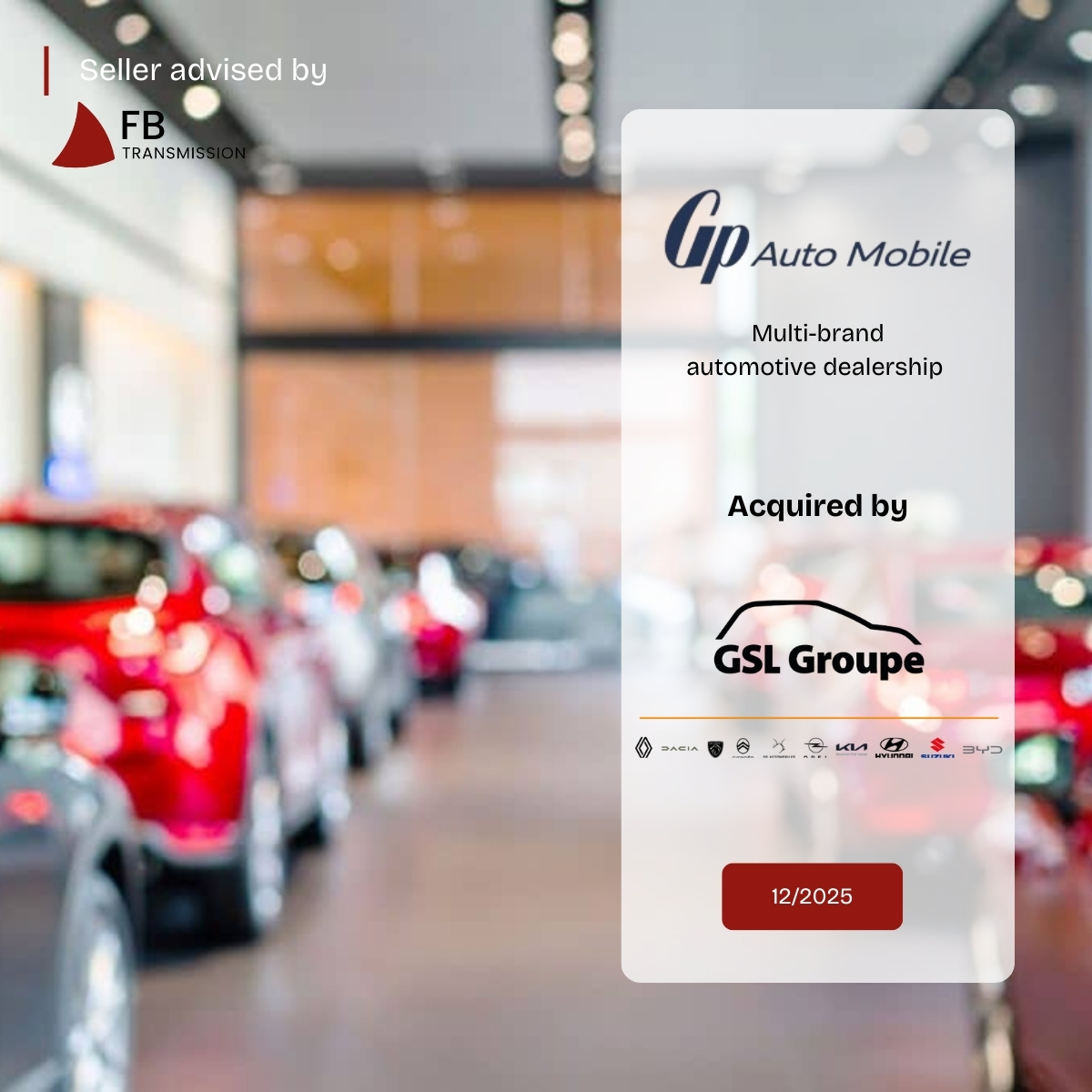 GP Automobile rejoint le Groupe GSL !